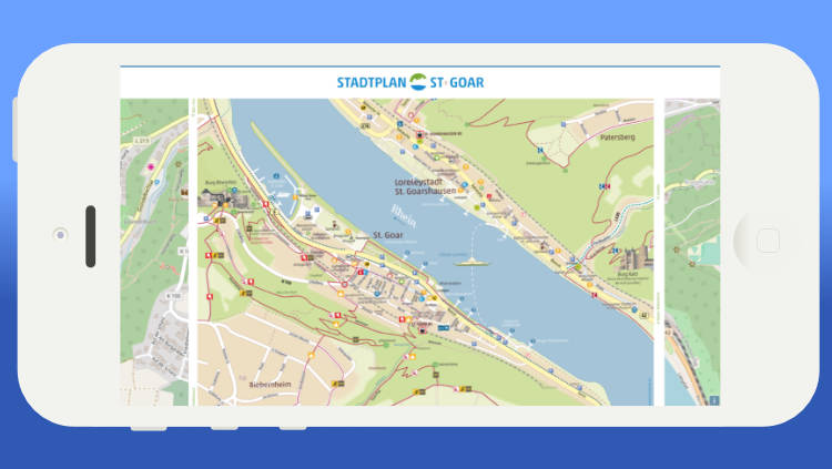 Stadtplan Sankt Goar