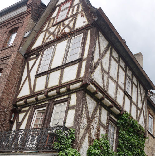 Stadtspaziergang im Rahmen des Quartiermanagement in St. Goar, Haus in der Heerstraße